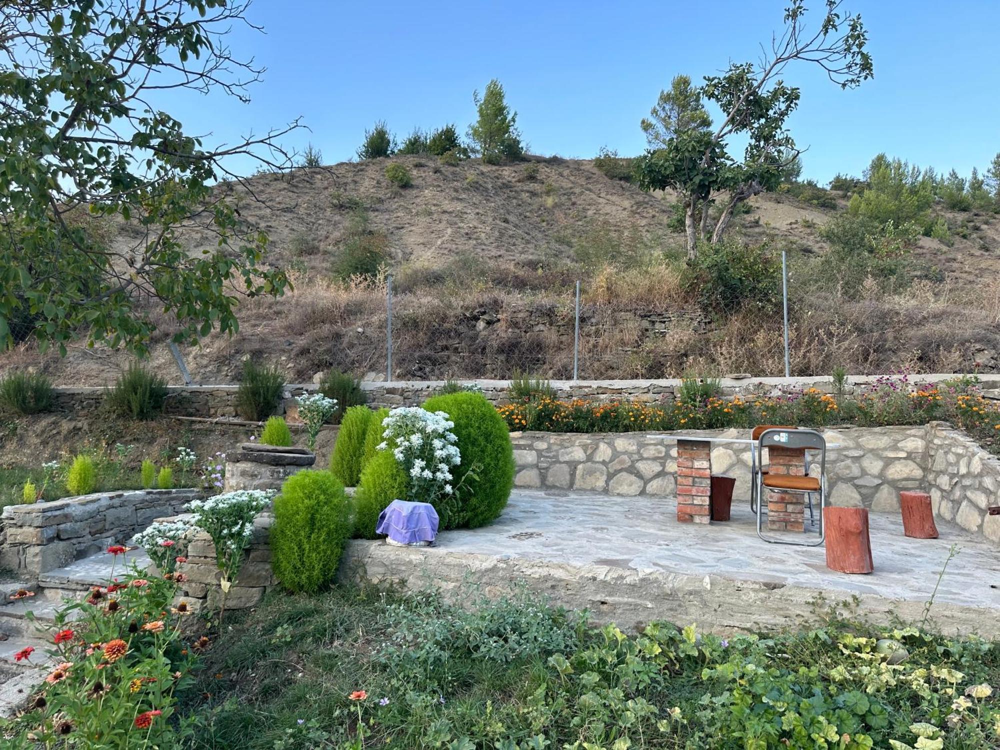 Stone House Villa Kelcyre Bagian luar foto